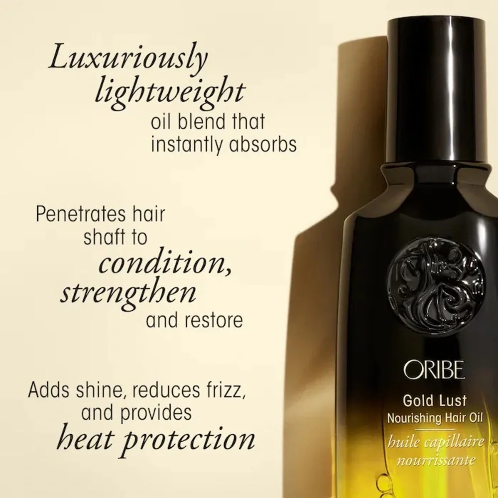 NEW Oribe Gold Lust All Over Oil Vegan, Elixir for Hair, Body and Face 1.7 oz